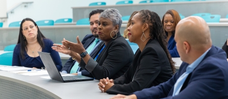 Classroom with students