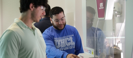 Two UHCL Aerospace students