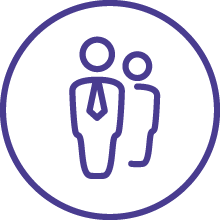 Icon Vertretung vor Gericht