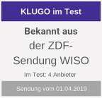 KLUGO bekannt aus der ZDF-Sendung WISO