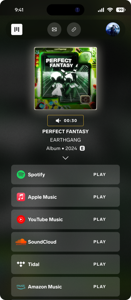 UnitedMasters's EarthGang Masterlink UI with 'Perfect Fantasy' Release