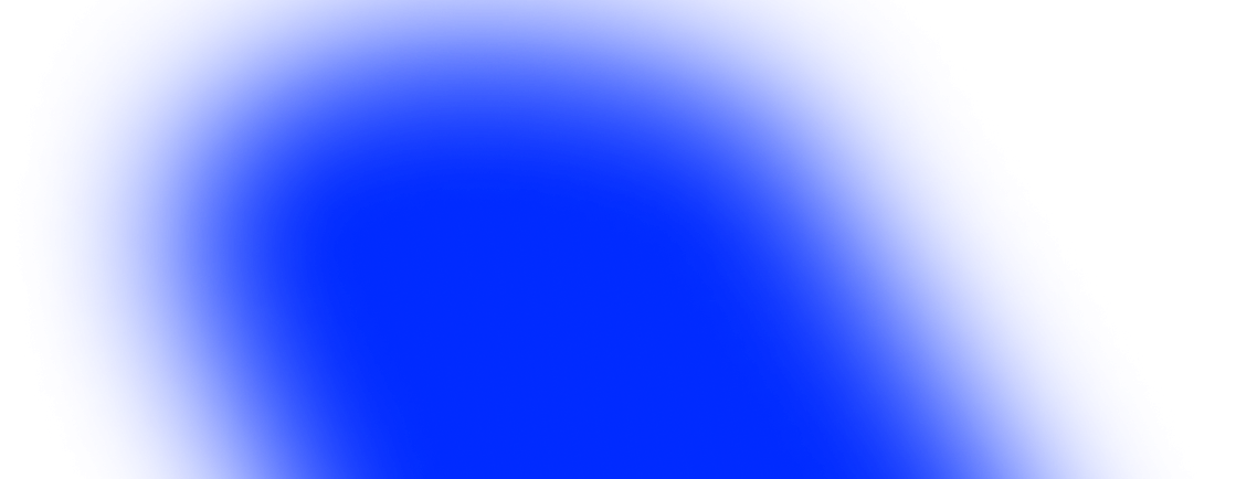 Blue glow behind Artist