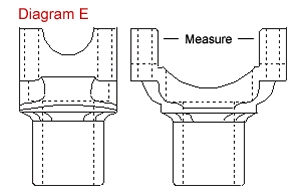 VMP Performance Driveshaft diagram-e