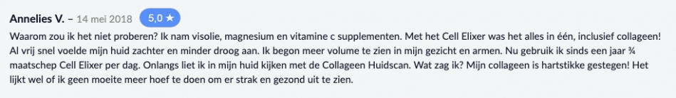 Cellics het beste voor huidverbetering en anti aging - recensie 2