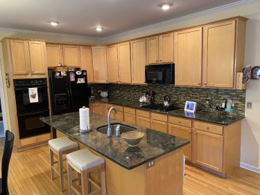 cabinet painting, kitchen remodeling