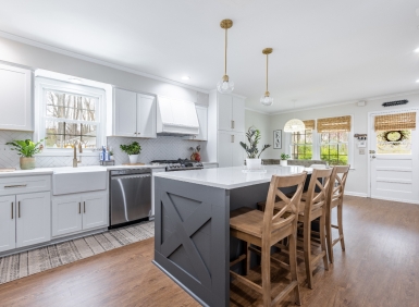 new counters, kitchen renovations