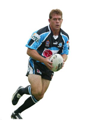Brett Kimmorley playing for The Sharks