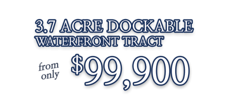 Boat to the Ocean from a Water Access Tract with a Boat Slip from only $39,900