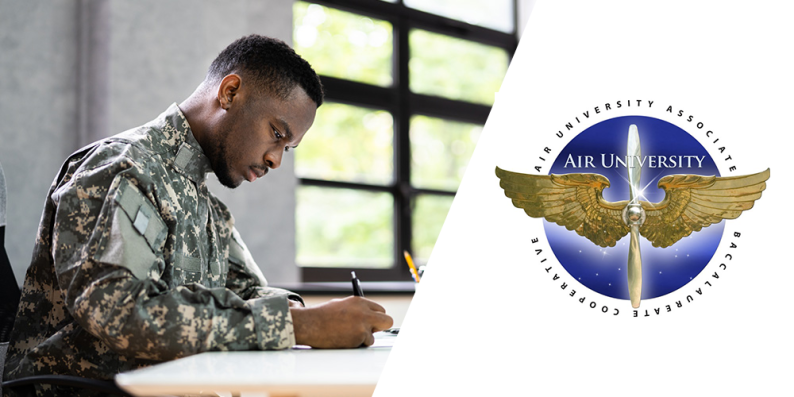 American flag patch on military uniform