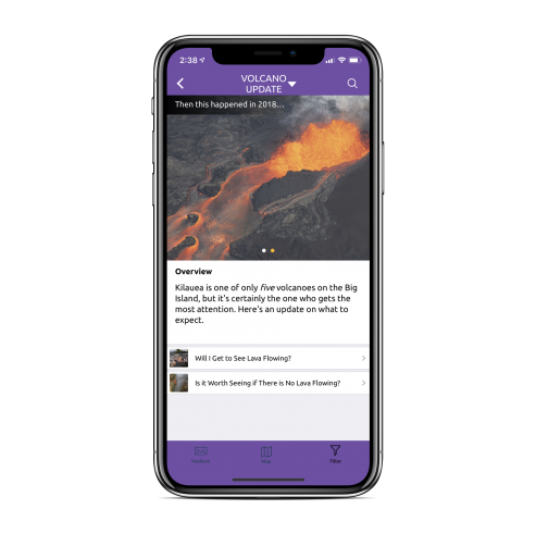 Volcano Update - Hawaii lava flow