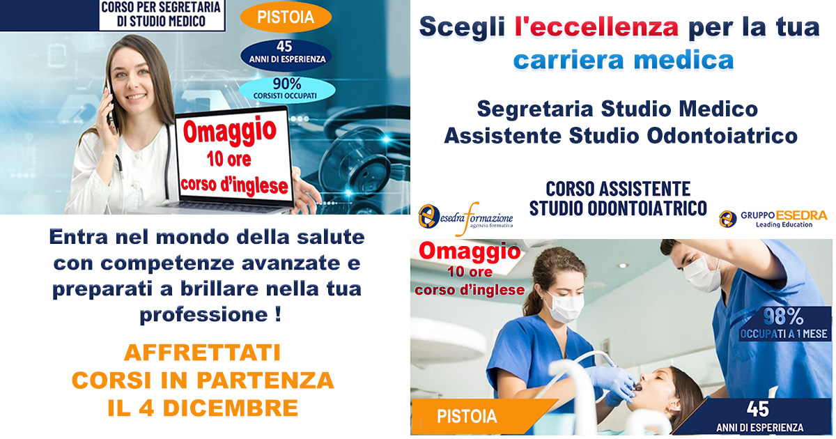 Corso segretaria studio medico e assistente studio odontoiatrico