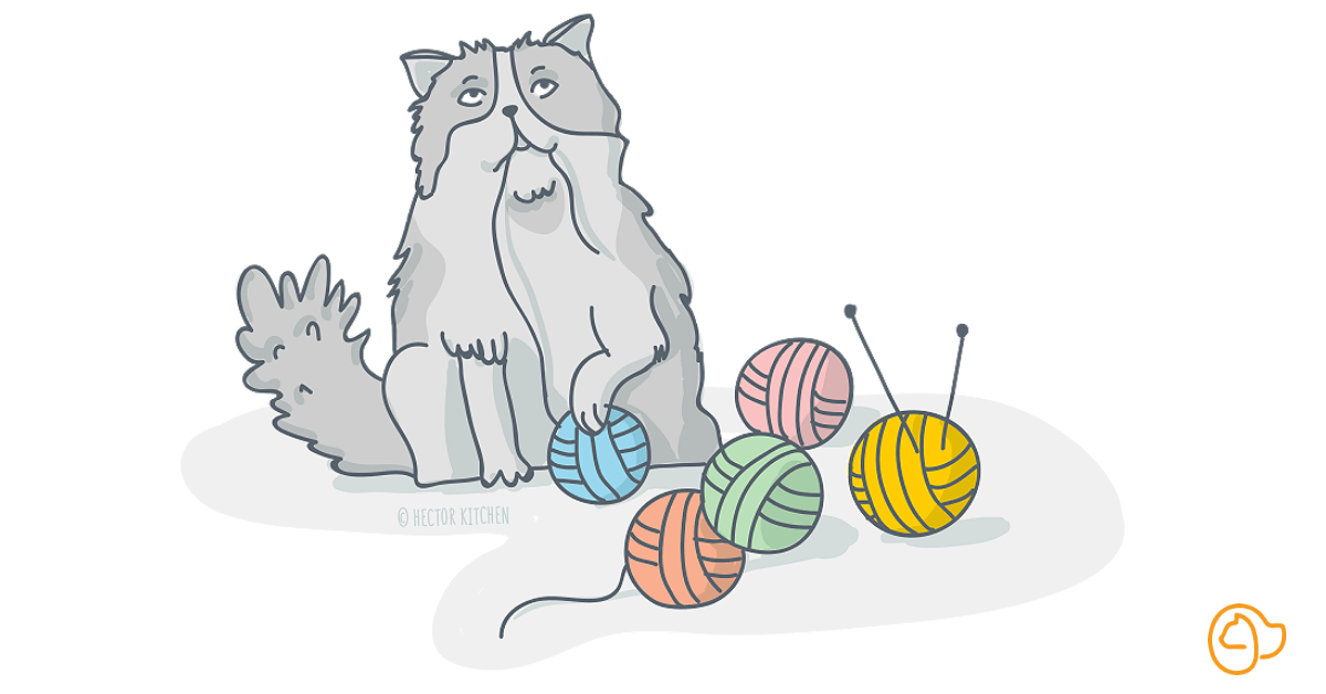 Chat vomit boule de poils