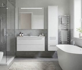 Modern bathroom remodel