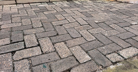 Brick walkway