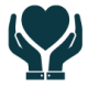 heart hand icon