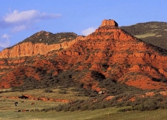 Red mountain