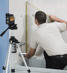 bath shower installation image