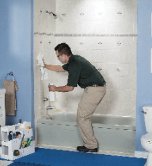 bathtub installation cleaning image