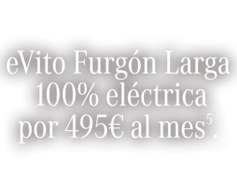 Oferta furgoneta electrica Mercedes Benz eVito