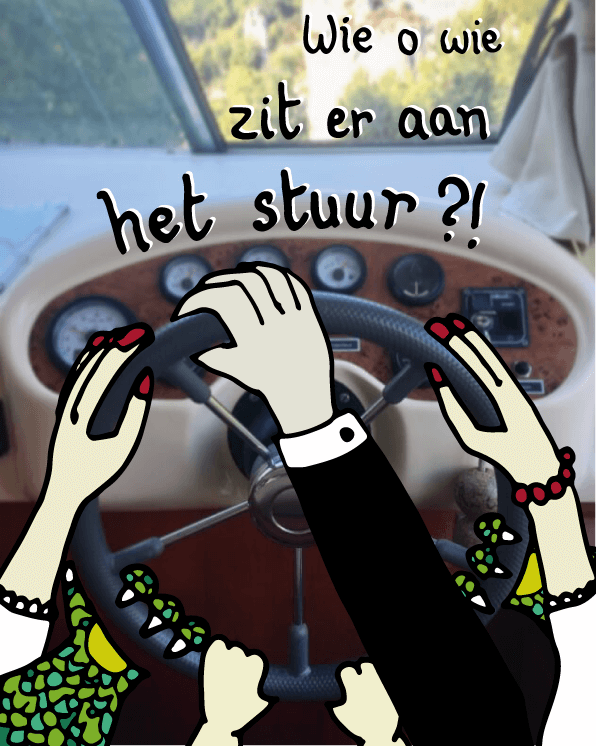 Wie o wie zit er aan het stuur?