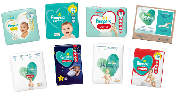 pampers produits