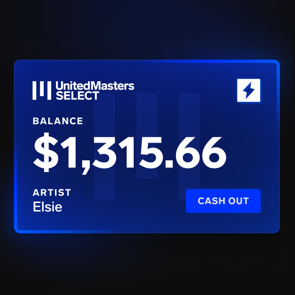UnitedMasters Real-Time-Royalties helps Artists get Paid faster.