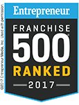 Franchise 500 ranked badge 2017