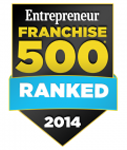 Franchise 500 ranked badge 2014