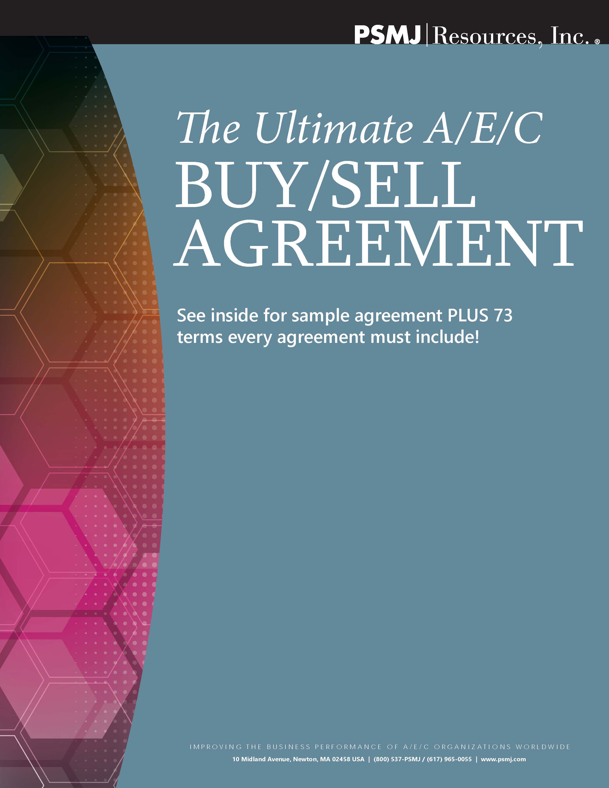 A/E/C Buy Sell Terms