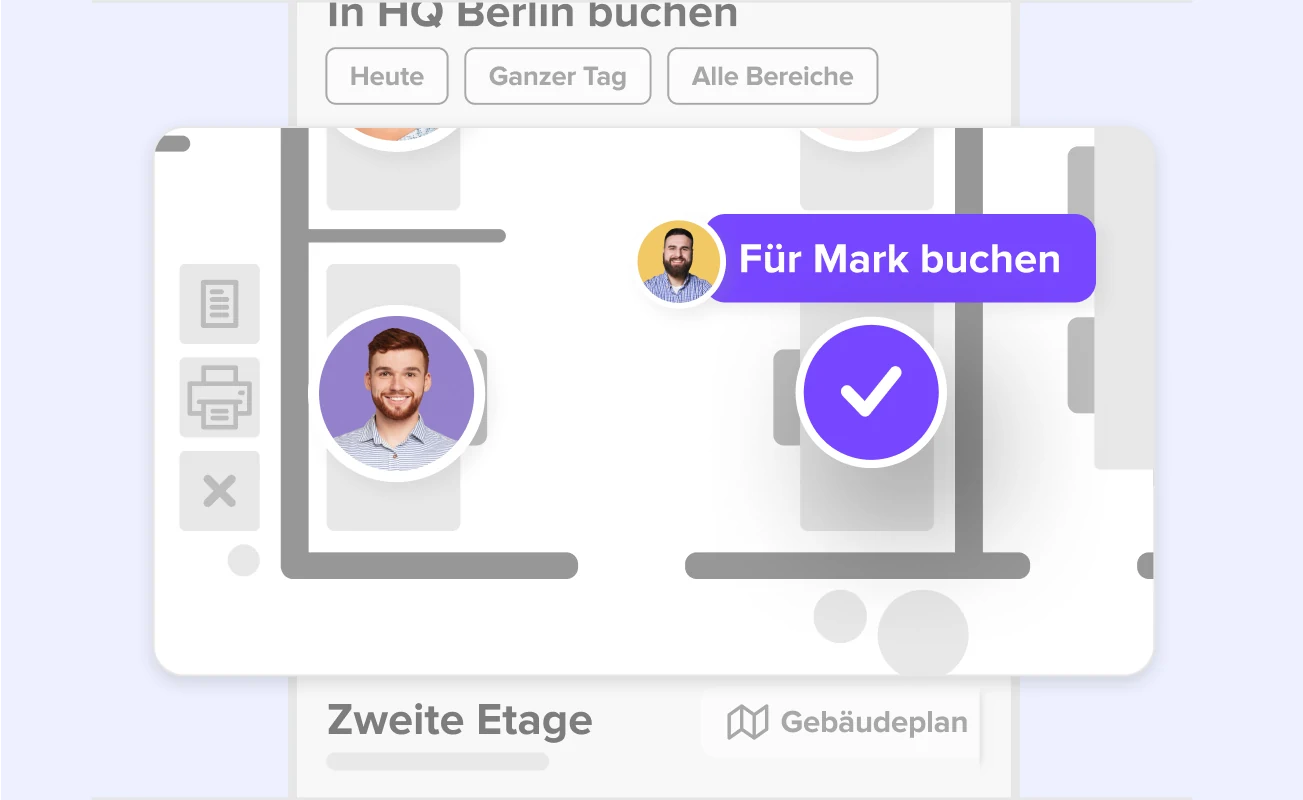 deskbird Teambuchung