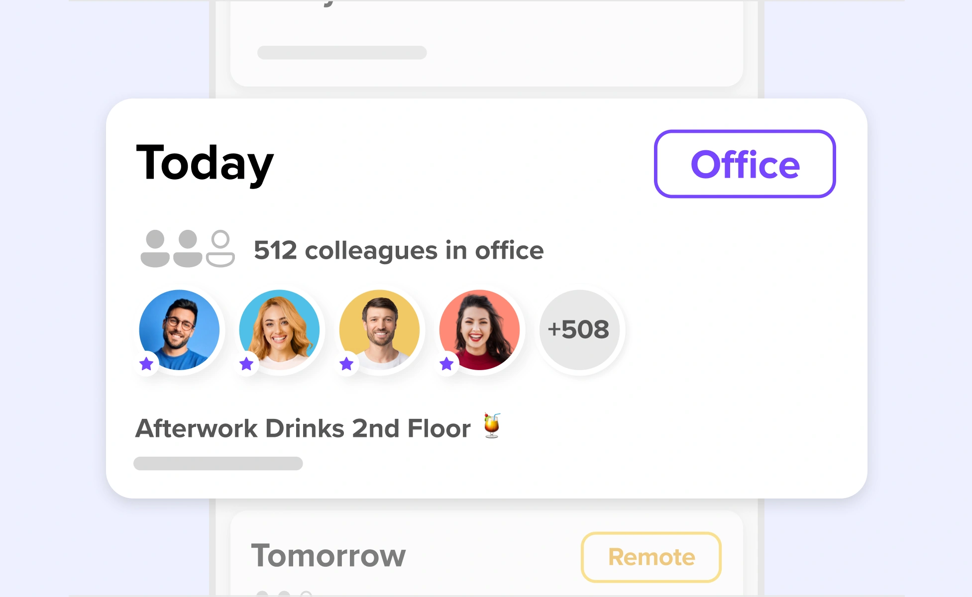 Deskbird Social Feed