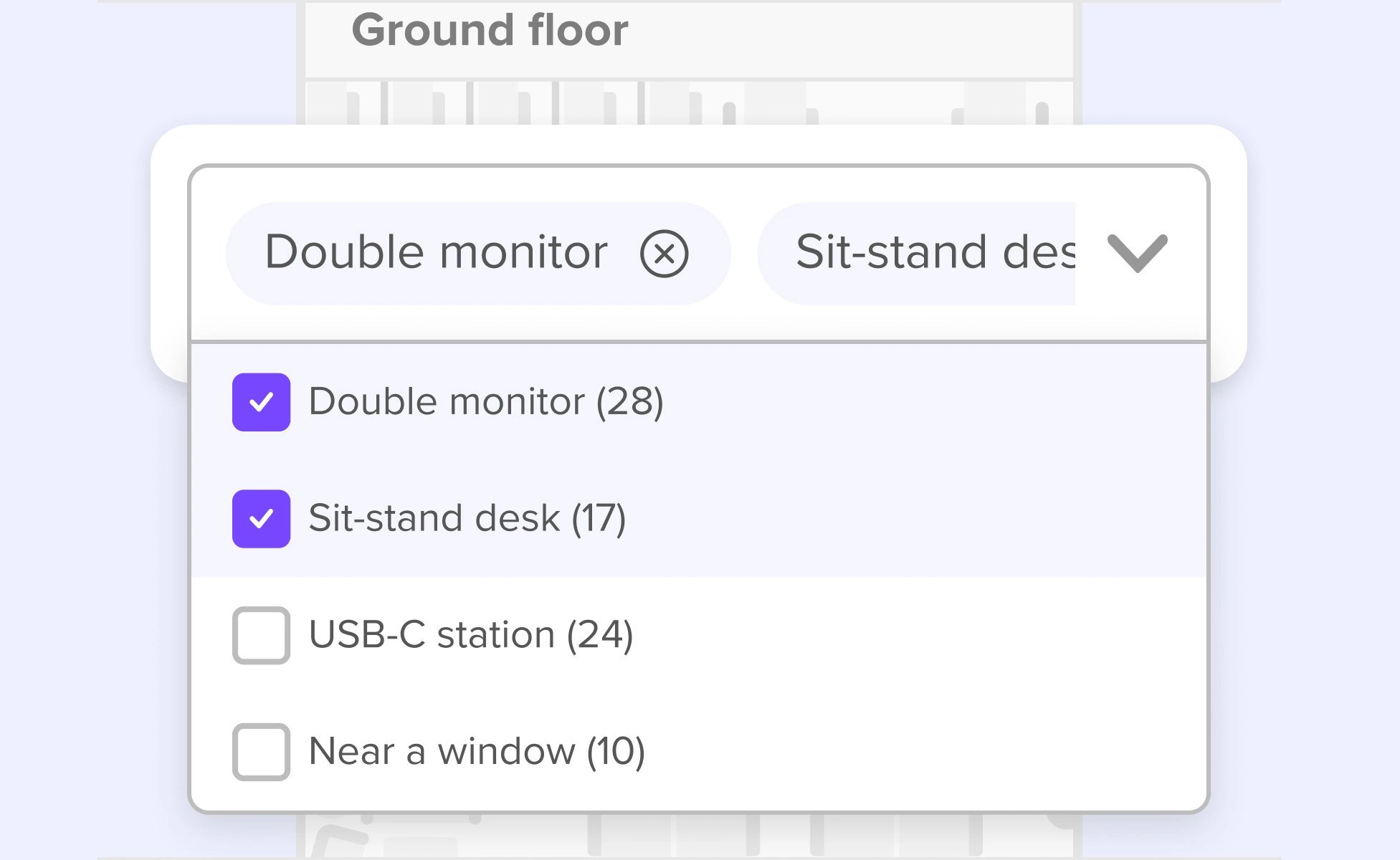 Filter Equipment deskbird