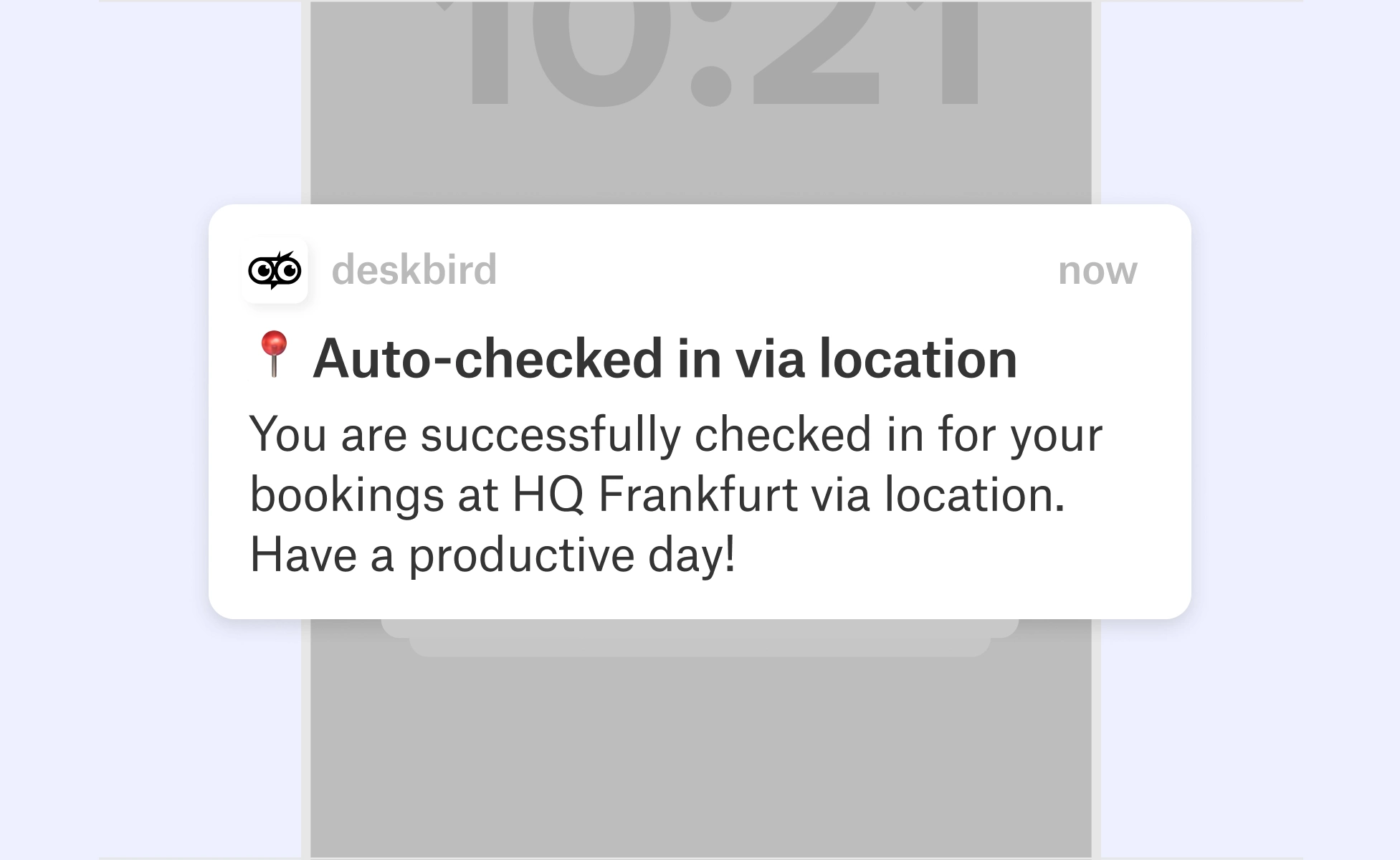 deskbird Auto Check-in DE