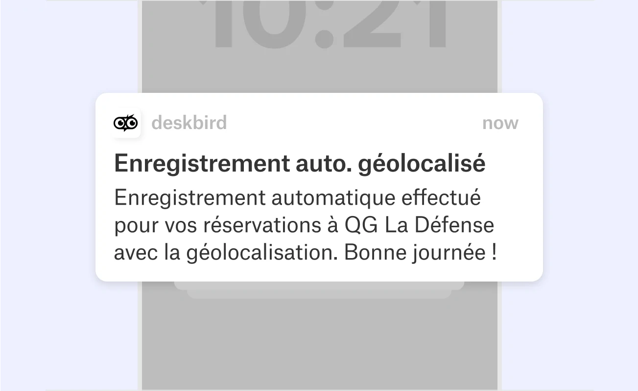 deskbird Auto Check-in DE