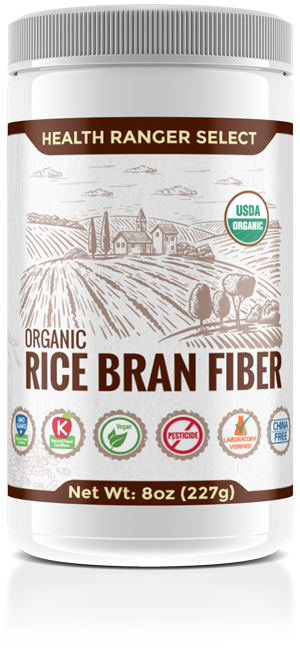 Organic Rice Bran Fiber