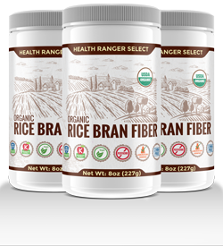 Organic Rice Bran Fiber 3 bottles
