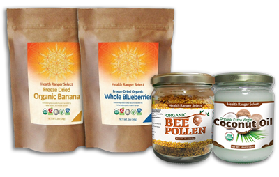 Bee Pollen Ice Cream Ingredients Set