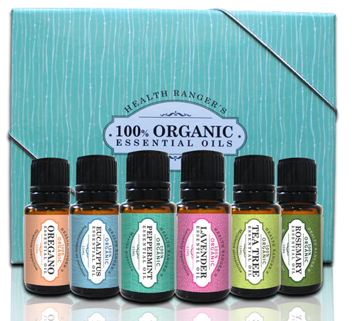 Health Ranger Select 100% Essential Oils 15ml (6-Pack Gift Set A)