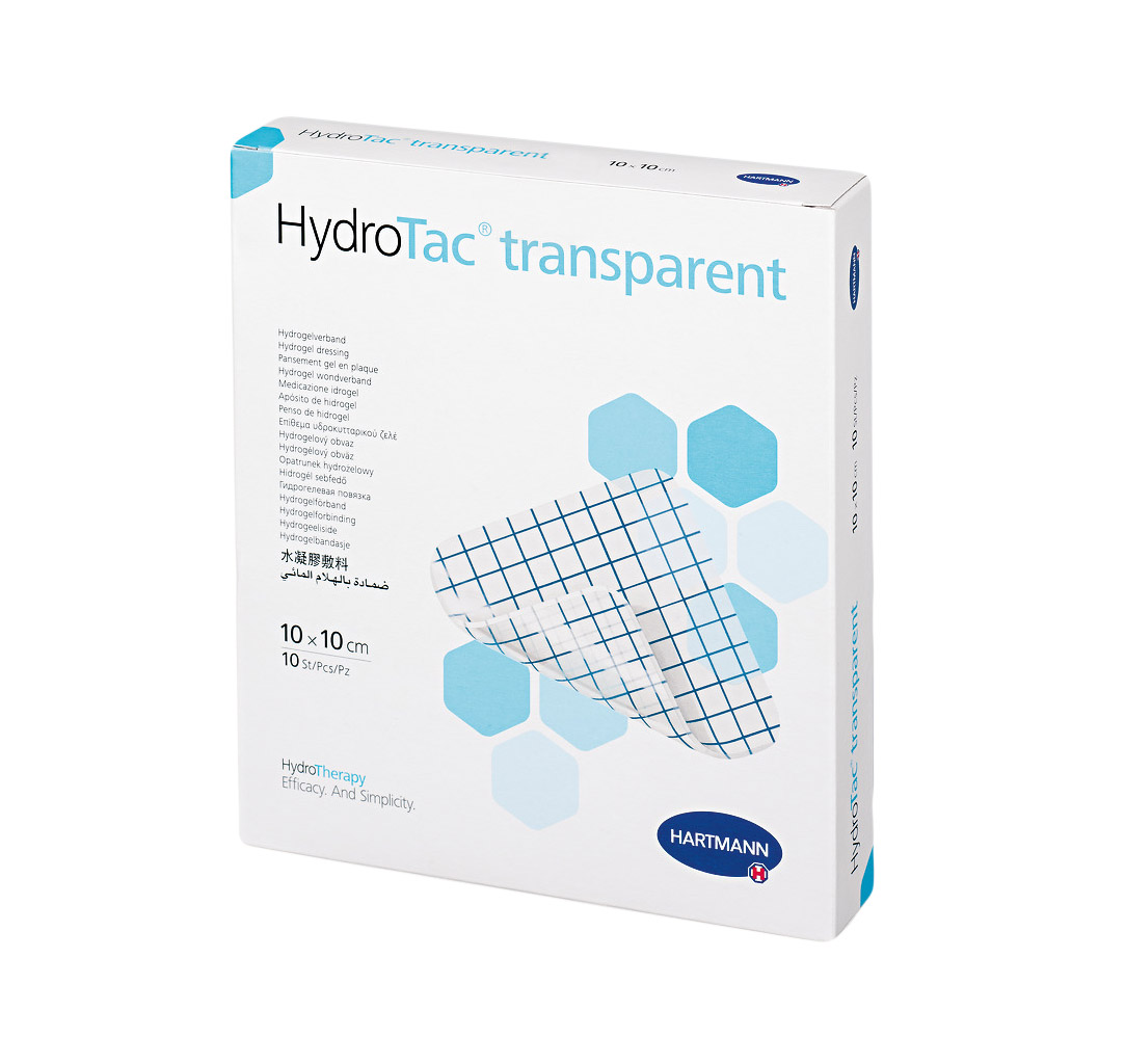 HydroTac transparent hydrogel dressings