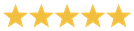 5 Star Ratings from our Patients