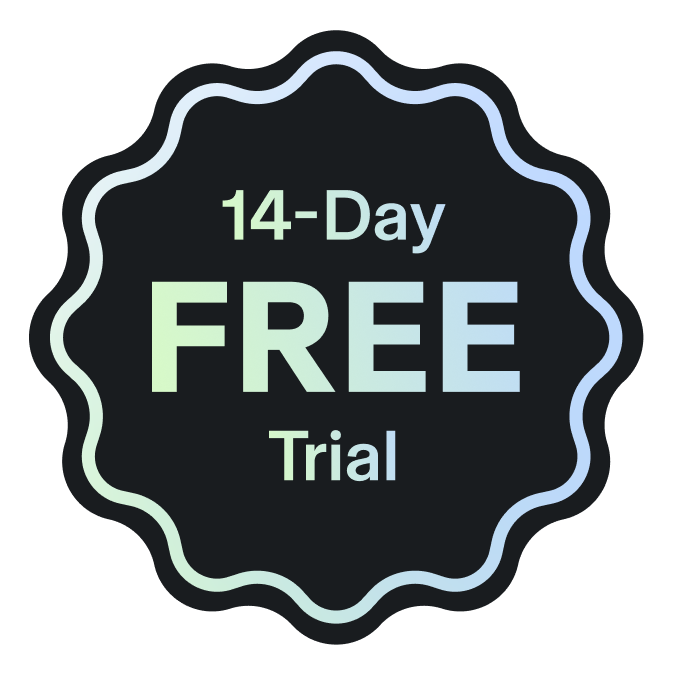 14 Day Free Trial Badge
