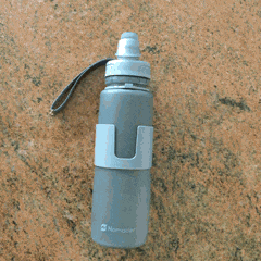 how to fold up nomader water bottle