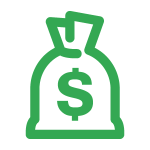 Green money icon