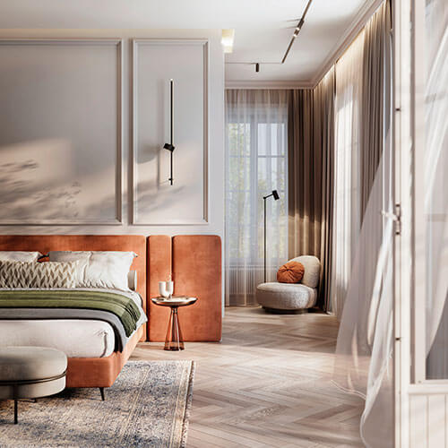 Modern bedroom