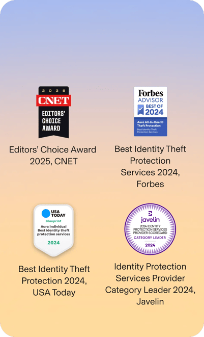 Rewards from CNET Editors Choice, Forbes, USA Today, & Javelin