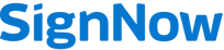 SignNow logo, SignNow homepage
