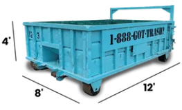 advance disposal 10 yard rock dumpster