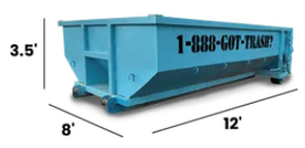 advance dumpster 10 yard trash dumpster