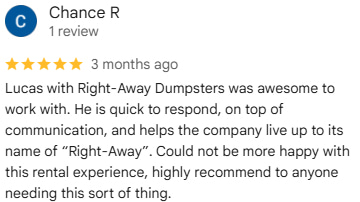 rite away dumpsters review 6