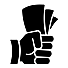 Circular icon representing a cash offer